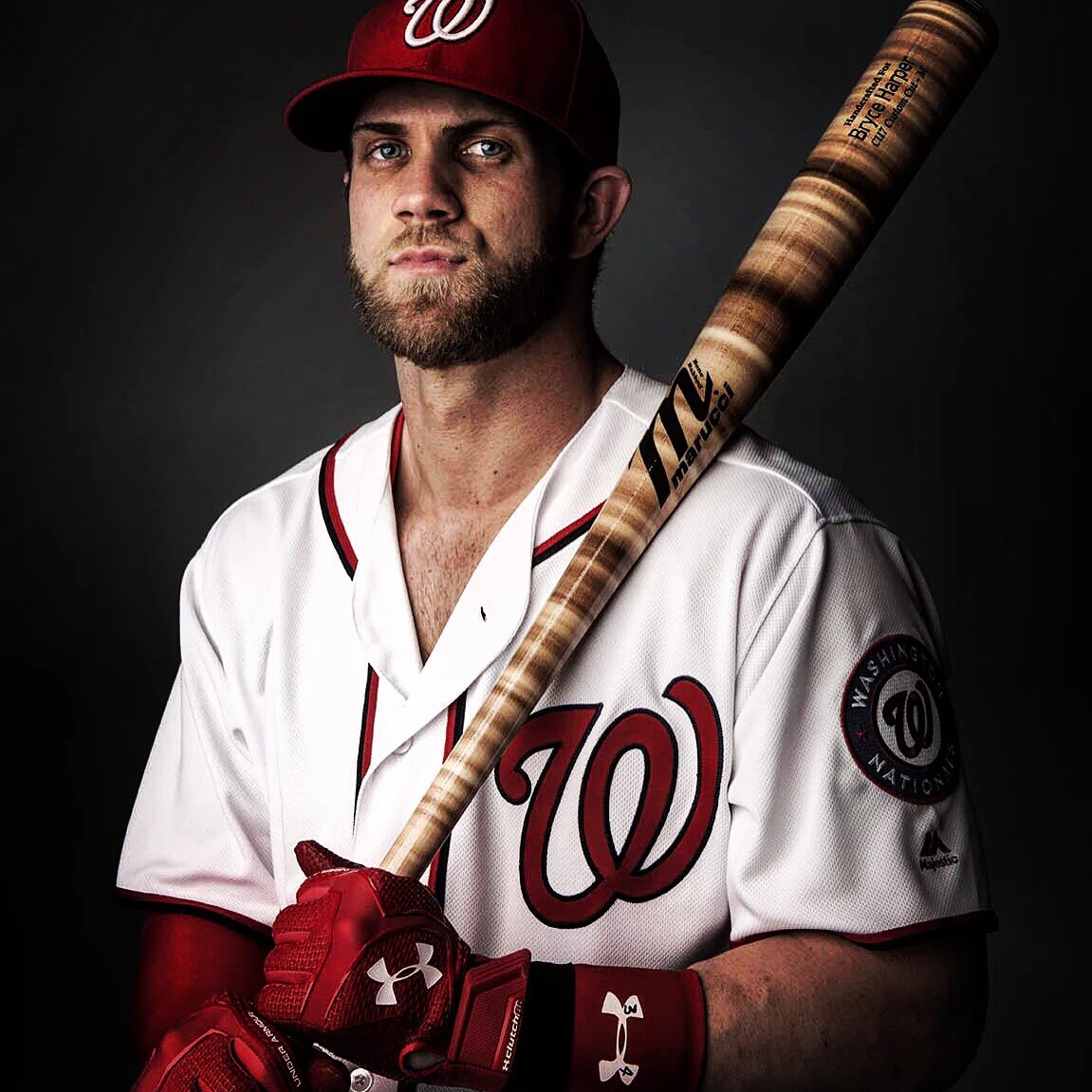 bryce harper bat lumber baseball before posted drooling anyone seen ever swings talknats miralle donald reserved rights rawlings nats meticulous
