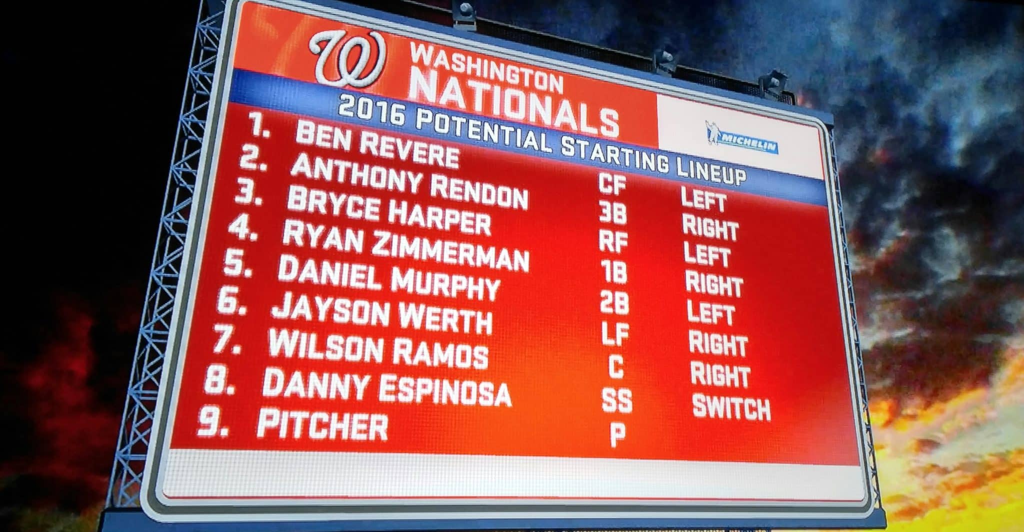 nats opening day lineup 20160319_204532_HDR