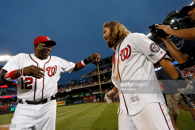 jayson werth dusty baker happy birthday walkoff