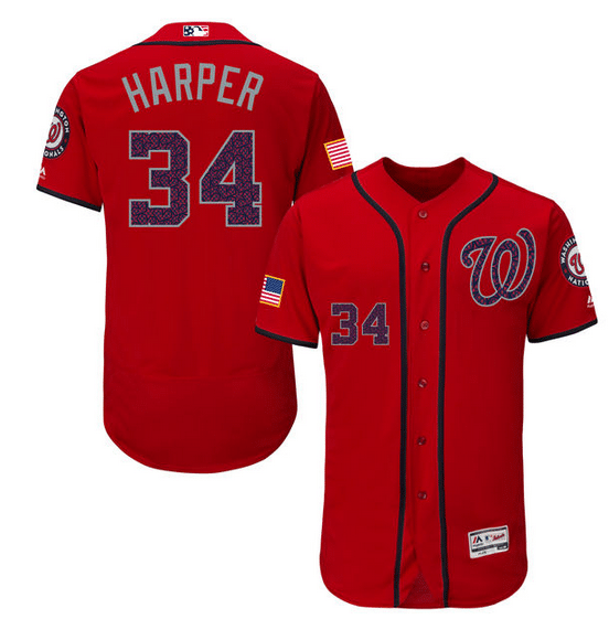 bryce harper July 4 2016 jersey