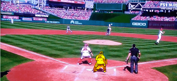 Screenshot photo from MLB Network enhanced by TalkNats with highlighting.