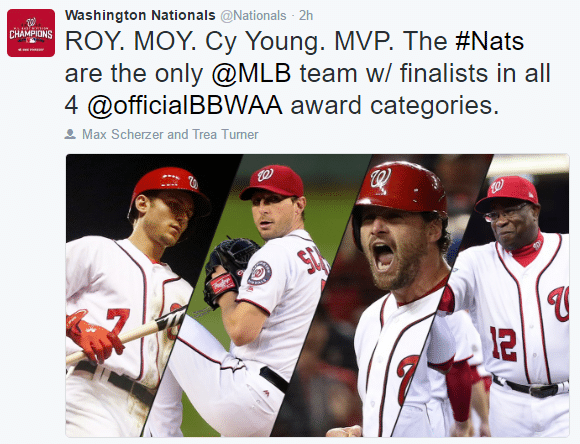 BBWAA 2016 Awards