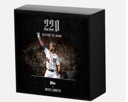 Topps Baseball Cards 220 set designed Bryce Harper