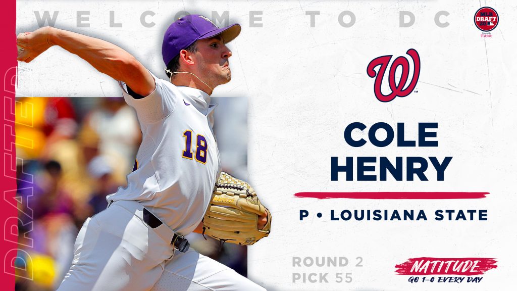 Cole Henry is one of the Nats top prospects who you need to know