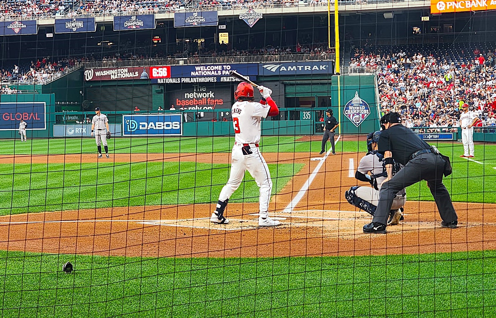 Dylan Crews hit his second home run of the season in just his fourth game.