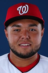 Washington Nationals first baseman Abimelec Ortiz