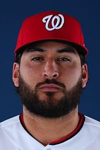 Washington Nationals pitcher Andre Granillo