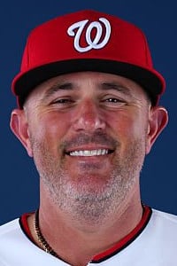 Washington Nationals catching coach Bobby Wilson