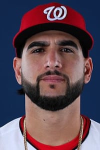 Washington Nationals pitcher Cionel Pérez