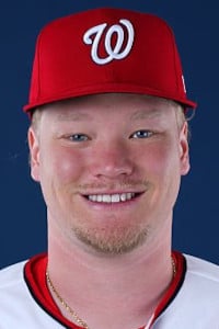 Washington Nationals pitcher DJ Herz