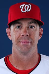 Washington Nationals assistant pitching coach Dustin Glant