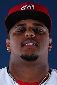 Washington Nationals pitcher Jarlin Susana
