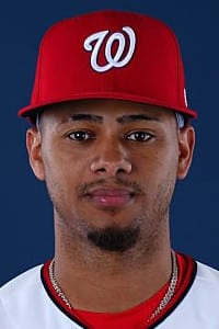 Washington Nationals infielder Sergio Alcántara
