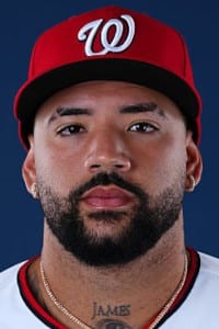 Washington Nationals infielder Warming Bernabel